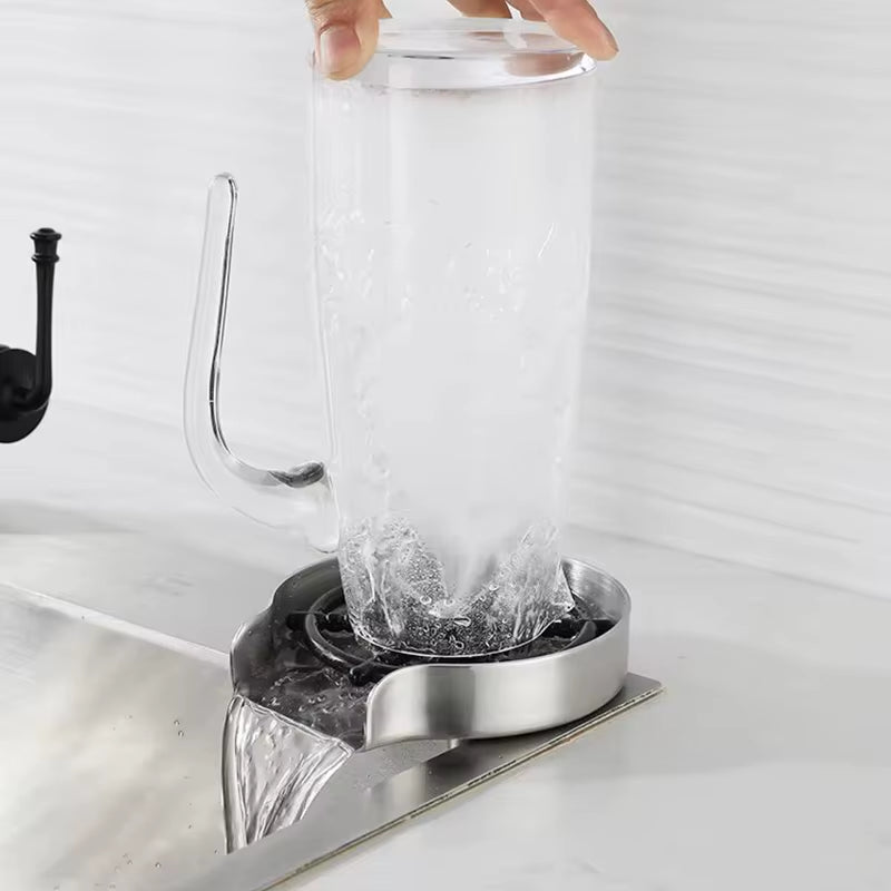 Lavadora automática niquelada de alta presión.