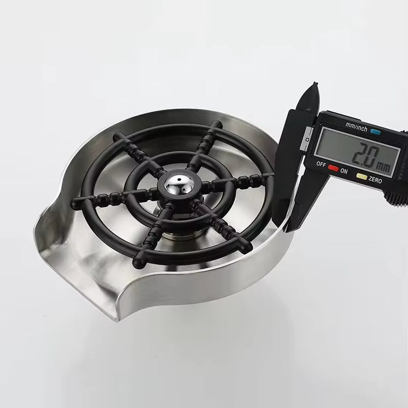 Lavadora automática niquelada de alta presión.