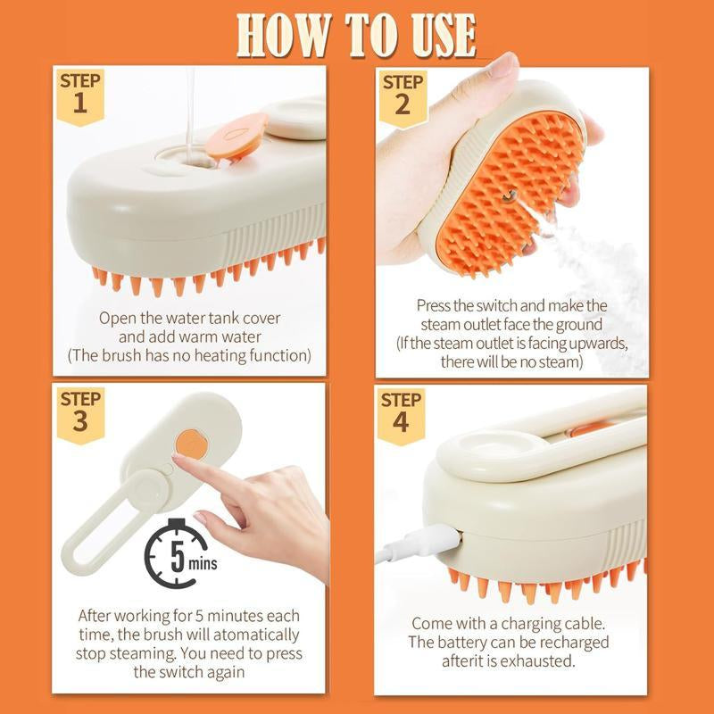 Cepillo para cachorros y gatos.