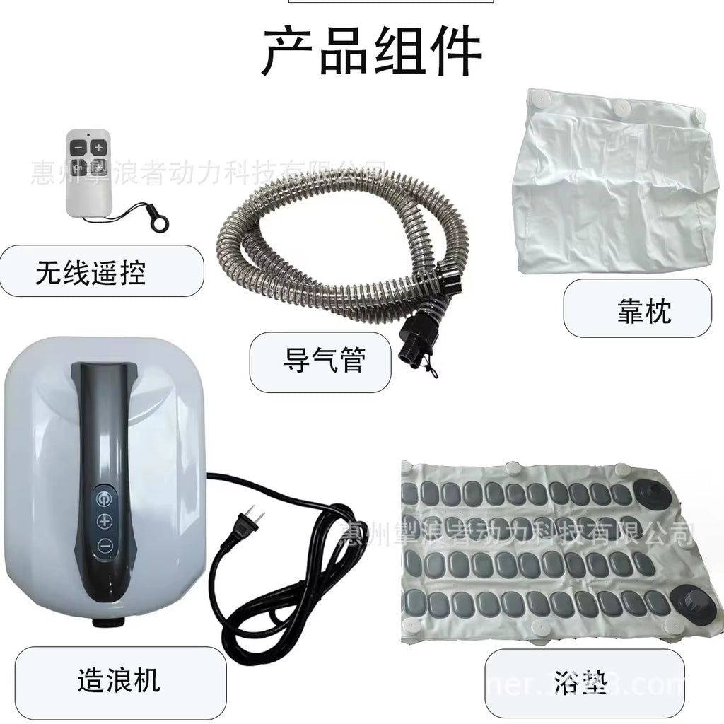 🫧💦 Estera de Masaje de Spa con Burbujas Eléctrica – Relajación Total en Casa 💆‍♀️✨  Convierte tu baño en un spa de lujo con esta increíble alfombra de masaje con burbujas. Disfruta de una experiencia de relajación profunda, alivio del estrés y bienestar corporal sin salir de casa.