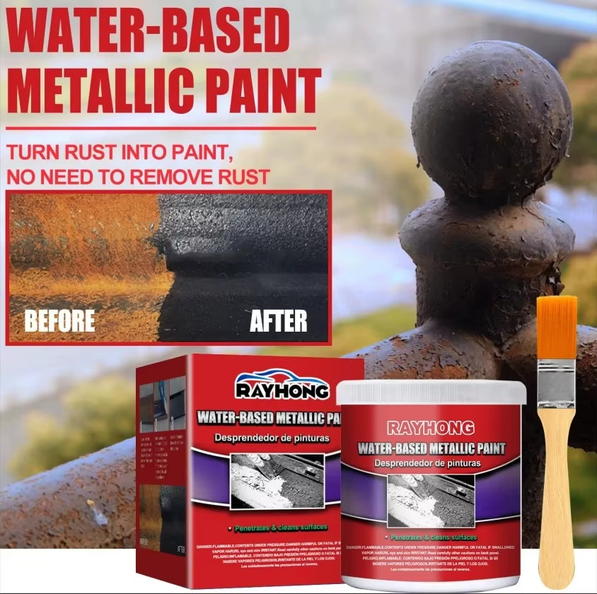 Removedor de óxido antioxidante para coche, 100g, pasta multiusos, inhibidor de óxido para chasis, convertidor, reparación, mantenimiento de superficies metálicas de hierro