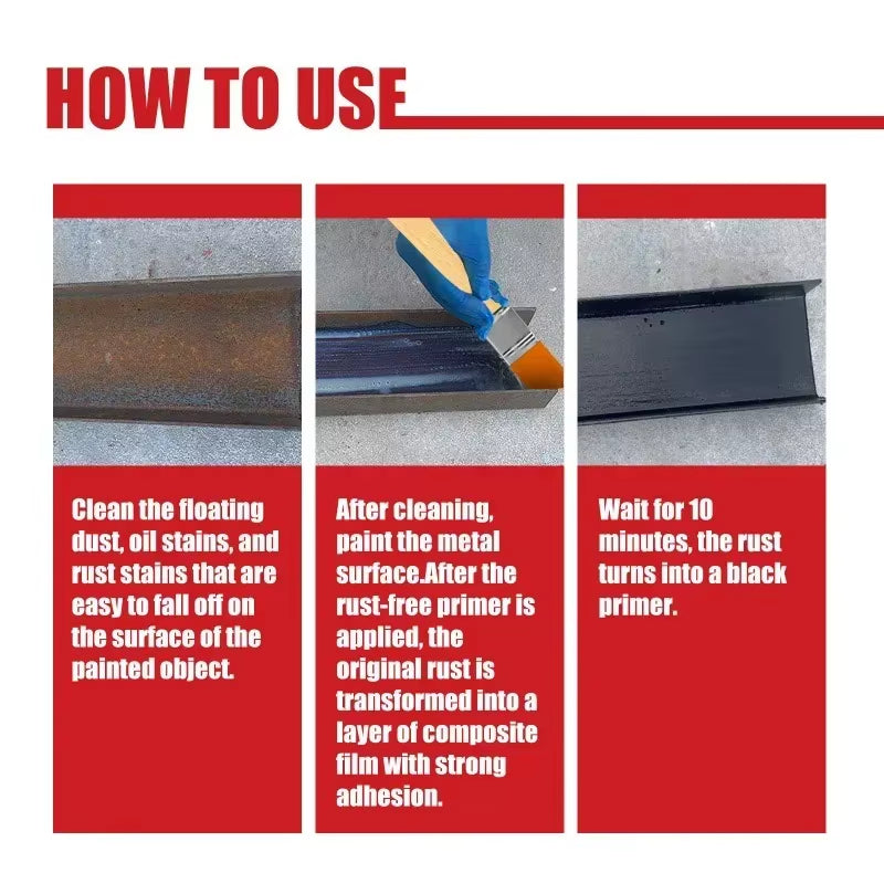 Removedor de óxido antioxidante para coche, 100g, pasta multiusos, inhibidor de óxido para chasis, convertidor, reparación, mantenimiento de superficies metálicas de hierro