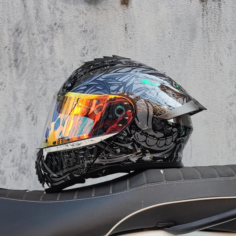 Motorcycle Helmet Double Lens Flip Helmet Casco Para Motocicleta Full Face Helmet Casque Moto