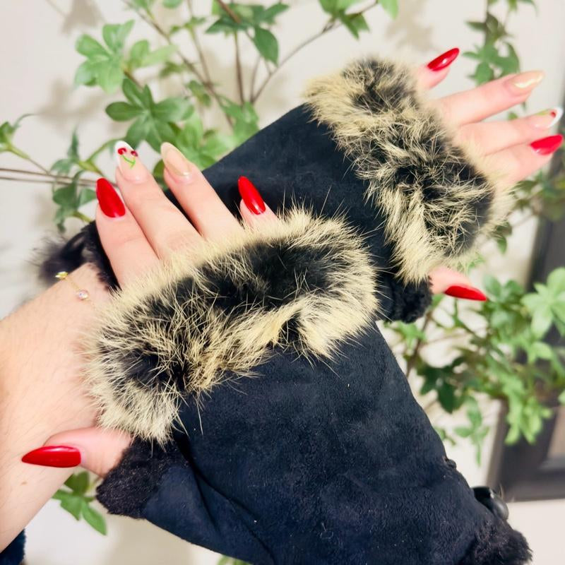 “Guantes Estilo Piel Flexi-Fingers”