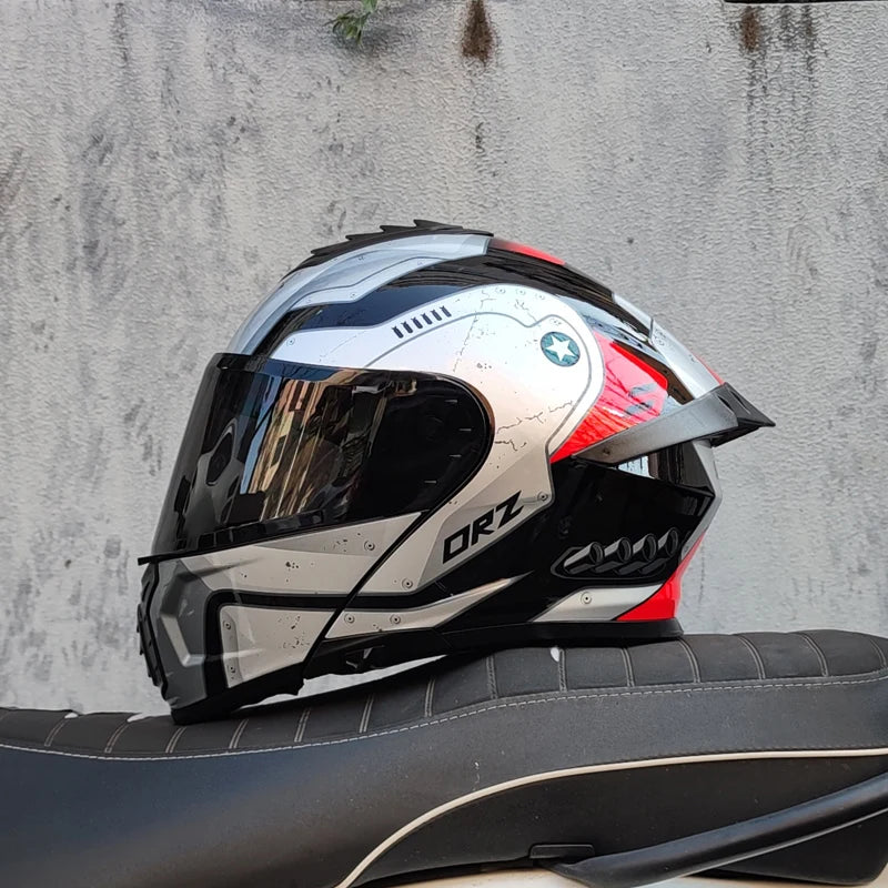 Motorcycle Helmet Double Lens Flip Helmet Casco Para Motocicleta Full Face Helmet Casque Moto