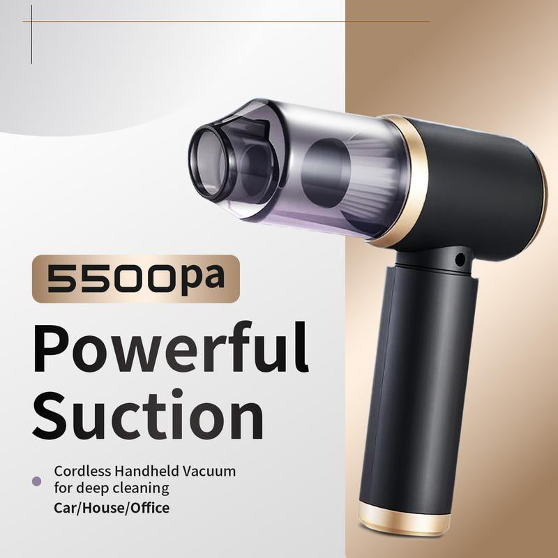 Aspirador potente a mano.