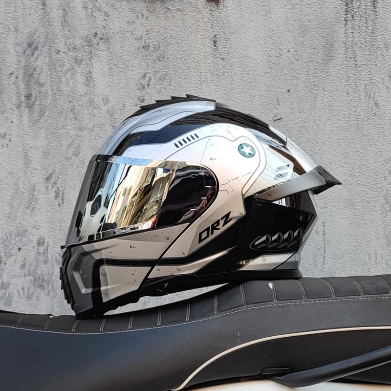 Motorcycle Helmet Double Lens Flip Helmet Casco Para Motocicleta Full Face Helmet Casque Moto