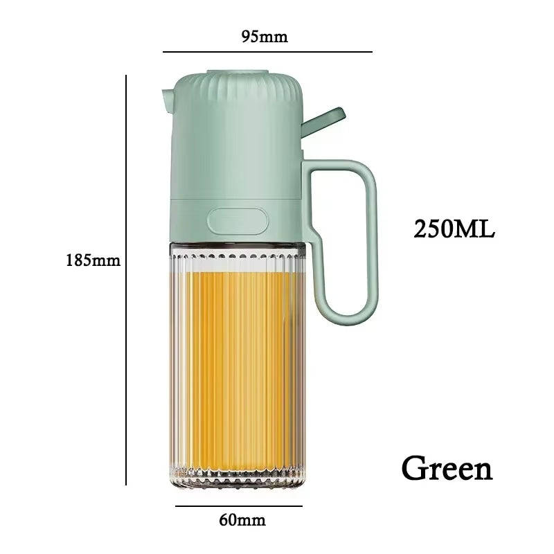 Dispenser Liquid Kitchen Bottle Bottle Kettle Creative Bottles with Oil Spray Glass Oil Vinegar Sauce Label Storage Seasoning