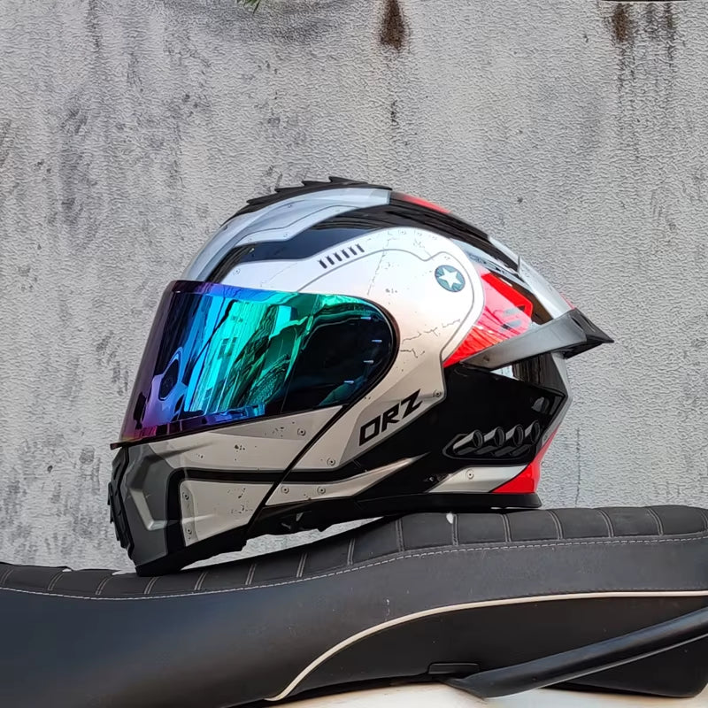 Motorcycle Helmet Double Lens Flip Helmet Casco Para Motocicleta Full Face Helmet Casque Moto