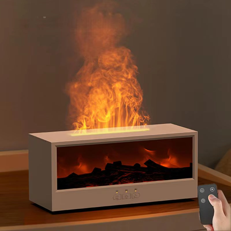 Chimenea con aromaterapia.