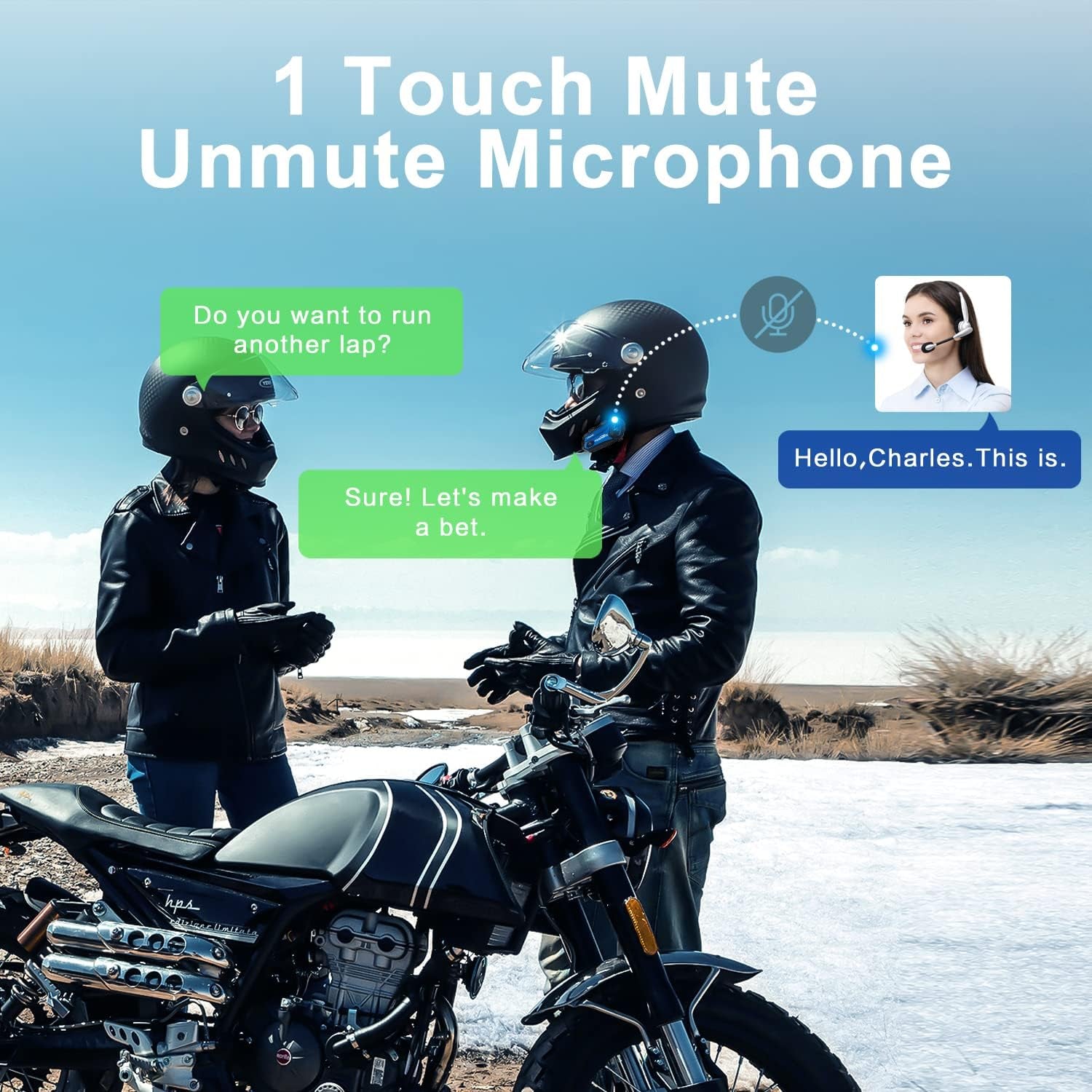 Intercomunicador para casco