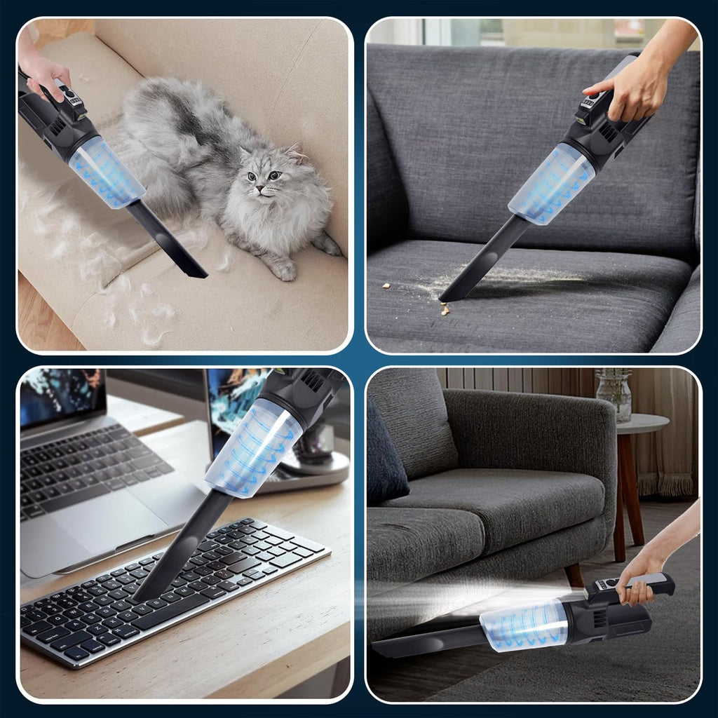 Aspiradora De Mano Inalámbrica Para Coche y hogar.