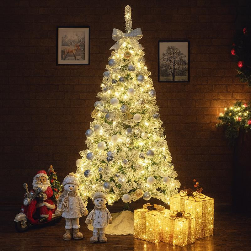 Árbol de navidad preiluminado. Especial para estas fechas.