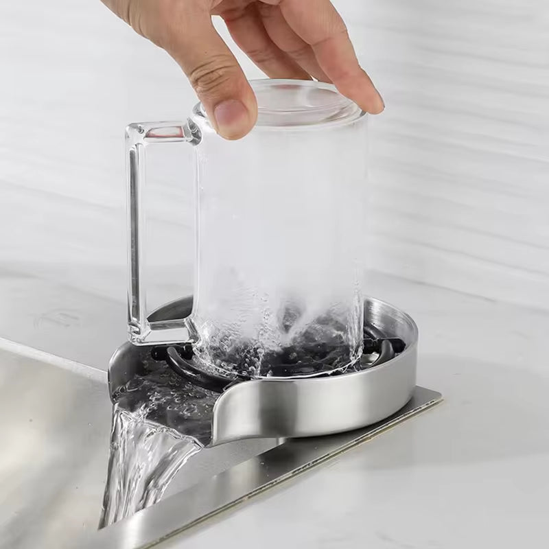 Lavadora automática niquelada de alta presión.