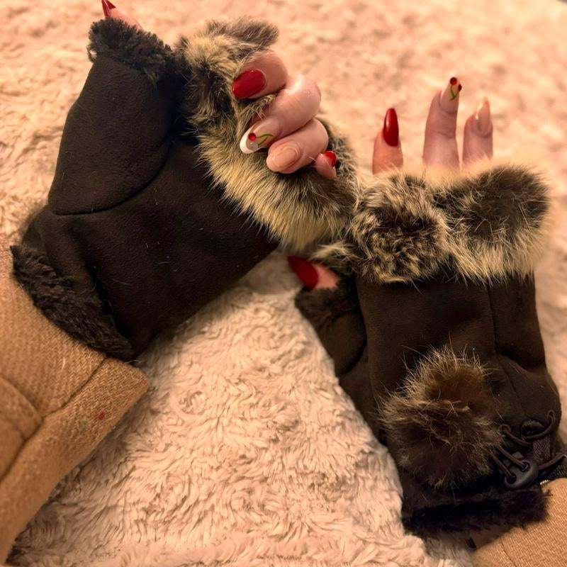 “Guantes Estilo Piel Flexi-Fingers”