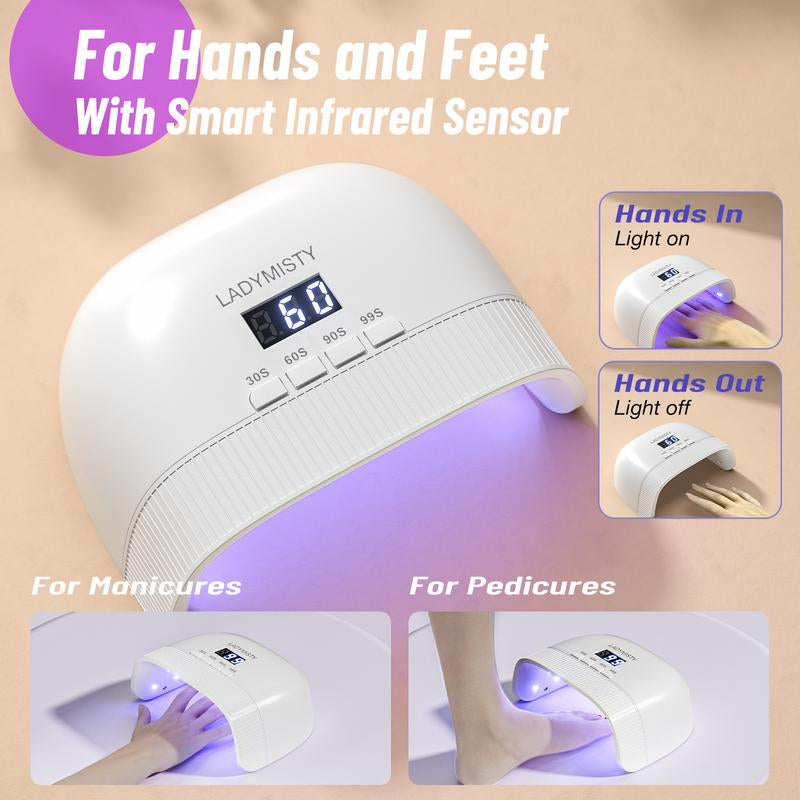 Lampara de uñas para secado.