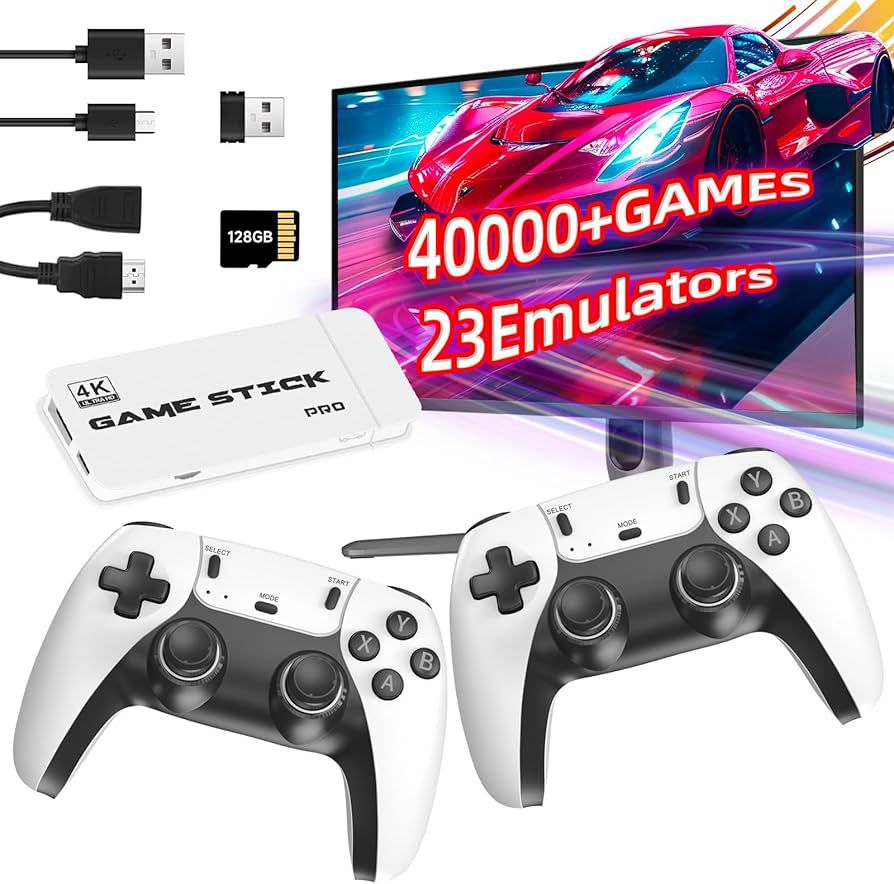 Retro Video Game Stick 4K 40.000 juegos.