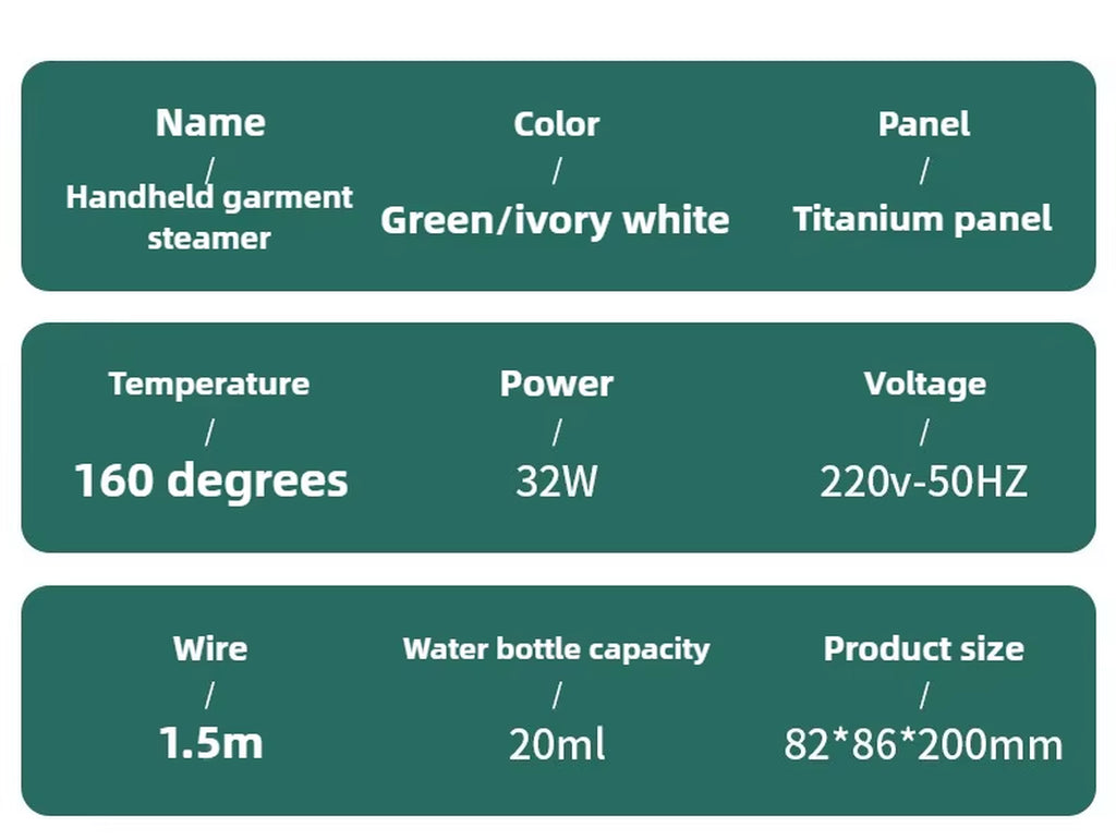 Plancha de vapor para ropa manual y fácil de usar.
