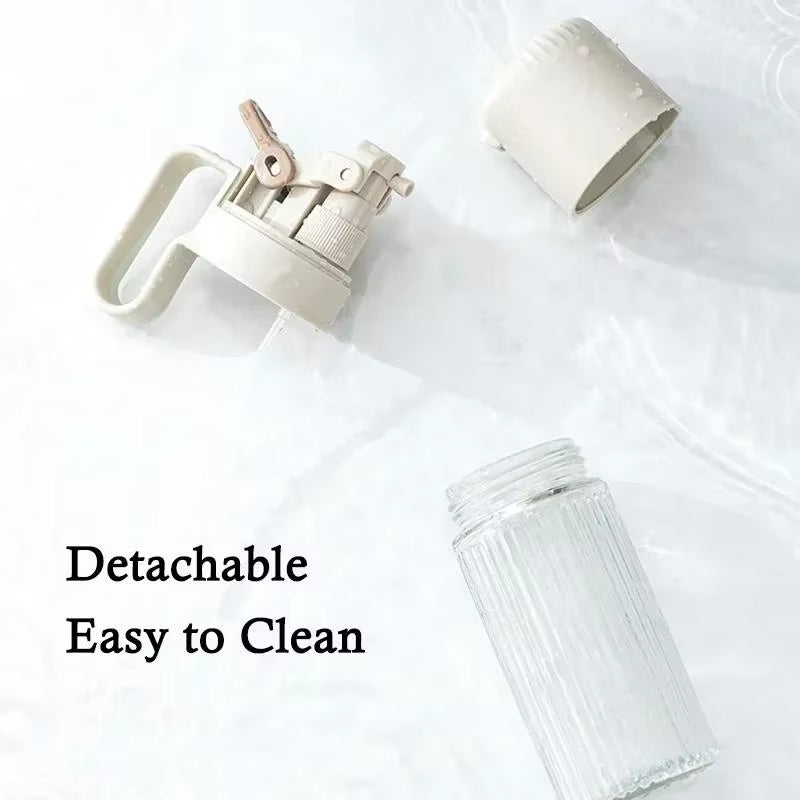 Dispenser Liquid Kitchen Bottle Bottle Kettle Creative Bottles with Oil Spray Glass Oil Vinegar Sauce Label Storage Seasoning