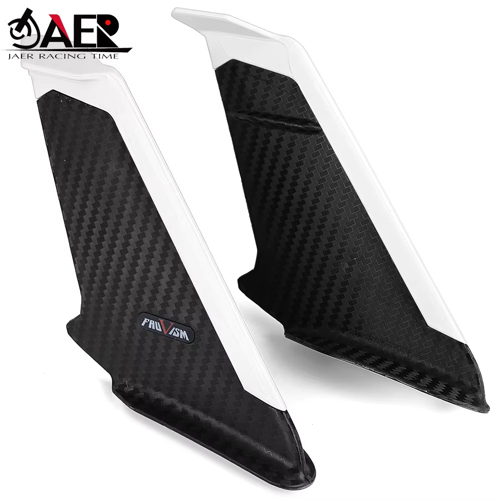 Fairing Winglets Motorcycle Wing Protector Wind Fin Trim Cover for Yamaha YZF R3 R25 R15 R1 R6 R7 R125 RC8 RC390 RC125 RSV4