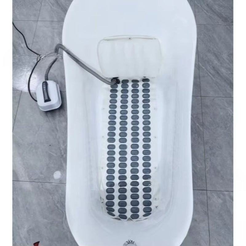🫧💦 Estera de Masaje de Spa con Burbujas Eléctrica – Relajación Total en Casa 💆‍♀️✨  Convierte tu baño en un spa de lujo con esta increíble alfombra de masaje con burbujas. Disfruta de una experiencia de relajación profunda, alivio del estrés y bienestar corporal sin salir de casa.