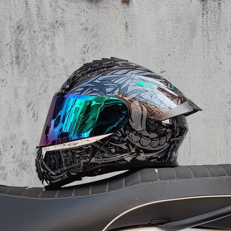 Motorcycle Helmet Double Lens Flip Helmet Casco Para Motocicleta Full Face Helmet Casque Moto