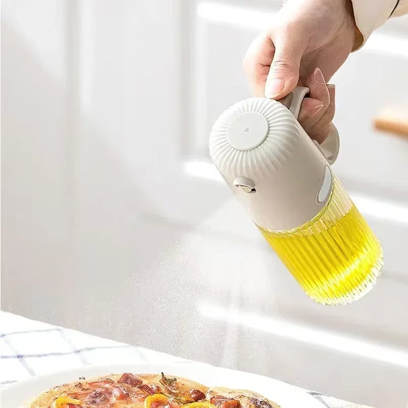 Dispenser Liquid Kitchen Bottle Bottle Kettle Creative Bottles with Oil Spray Glass Oil Vinegar Sauce Label Storage Seasoning